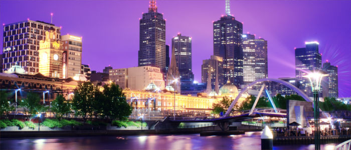 Metropole Melbourne in Australien