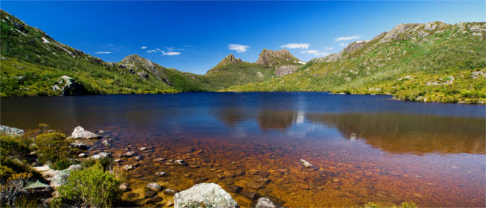 Berühmter Berg in Tasmanien