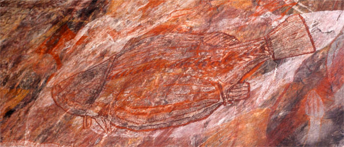 Zeichnungen der Aborigines - Northern Territory