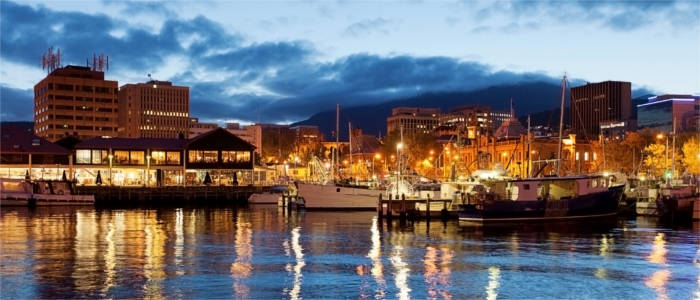Nachtleben in Hobart