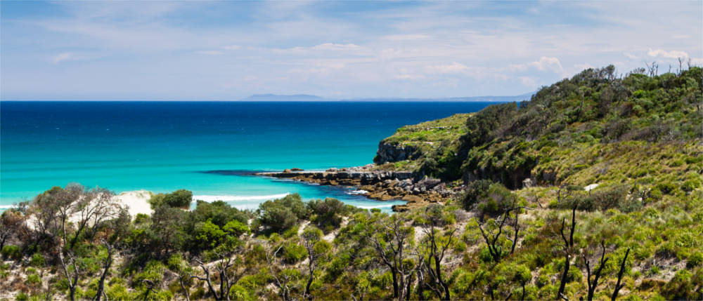 Bucht an der South Coast von New South Wales