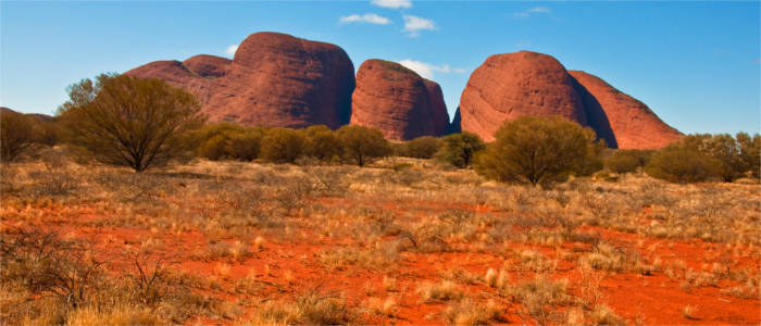 Berühmte Felsformation im Zentrum Australiens