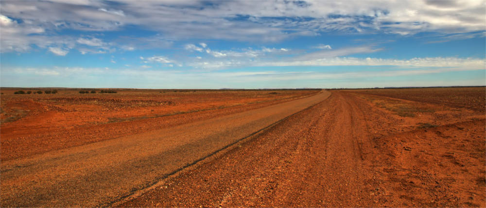Einsame Landschaft im Outback von Queensland