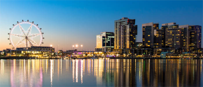 Hafenviertel in Melbourne