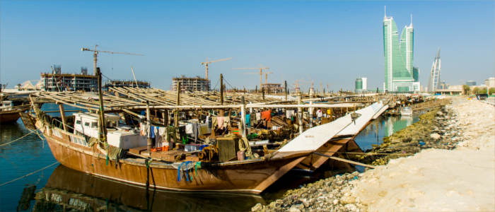 Hafen von Bahrain