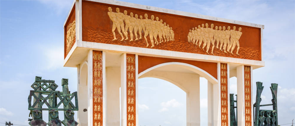 Historisches Monument im Benin