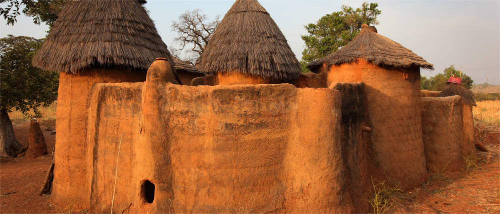 Typische Häuser der Somba