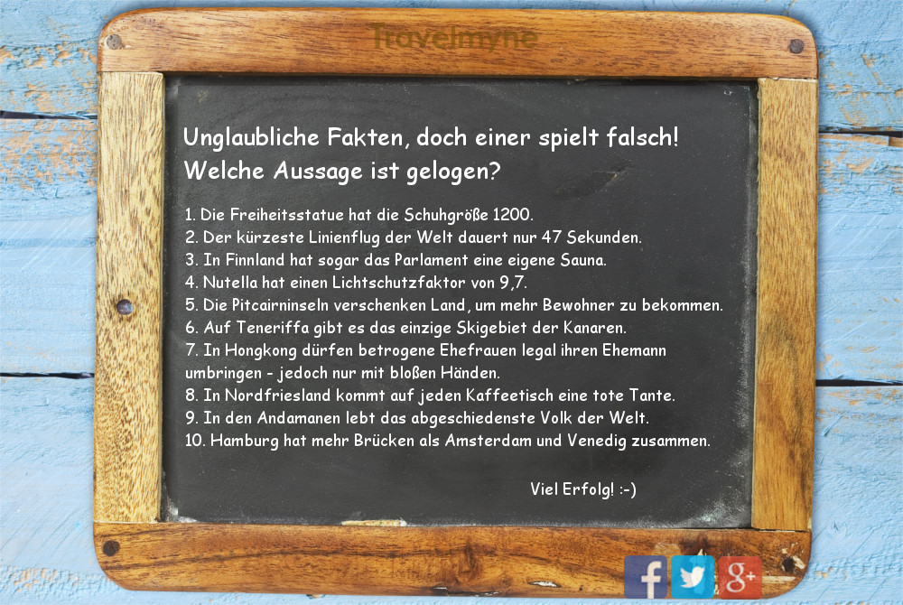 Travelmyne Gewinnspiel