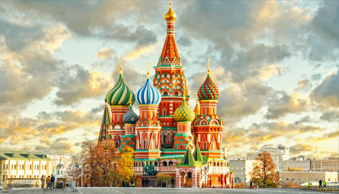 Feiern in Moskau