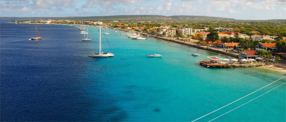 Blick über Bonaire