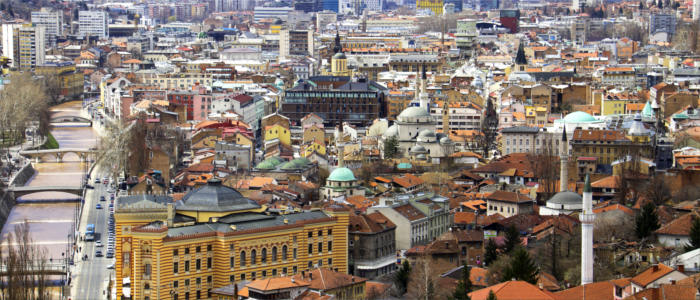 Hauptstadt des Landes - Sarajevo