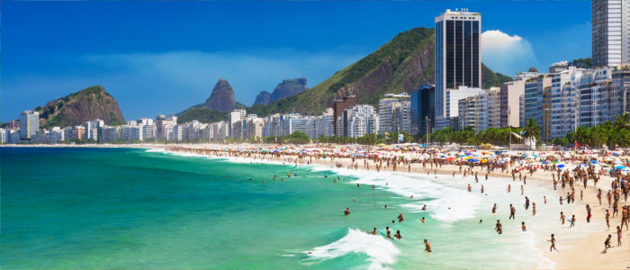 Urlaub an der Copacabana in Brasilien