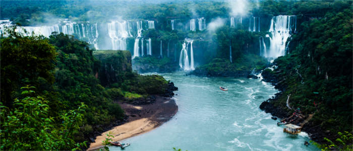 Iguazu-Wasserfälle in Brasilien