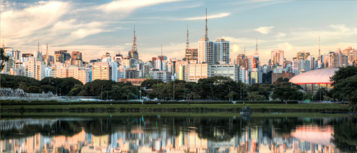 Skyline von Sao Paulo in Brasilien