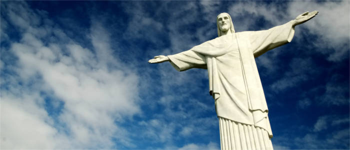 Berühmte Statue in Rio de Janeiro