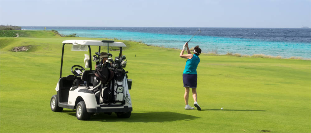 Golf spiele auf Curacao