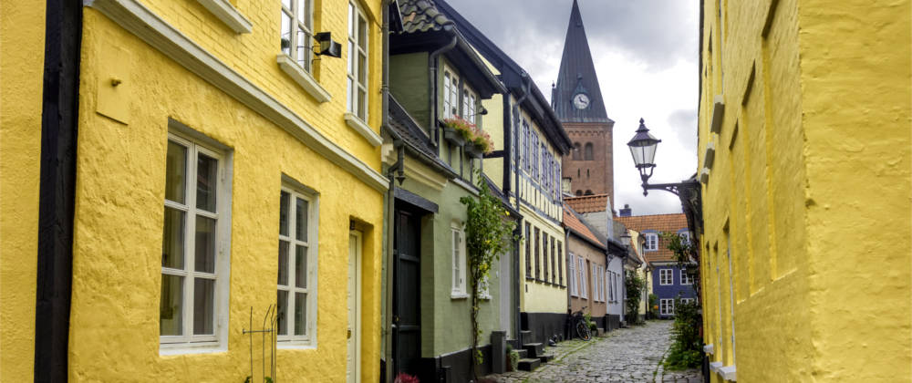 Straße in Aalborg