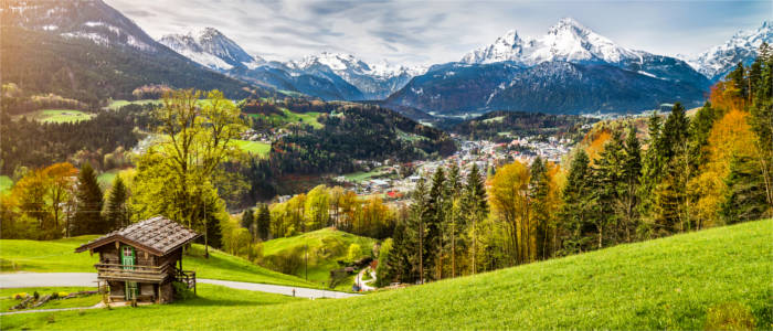 Berchtesgaden mit dem Watzmann