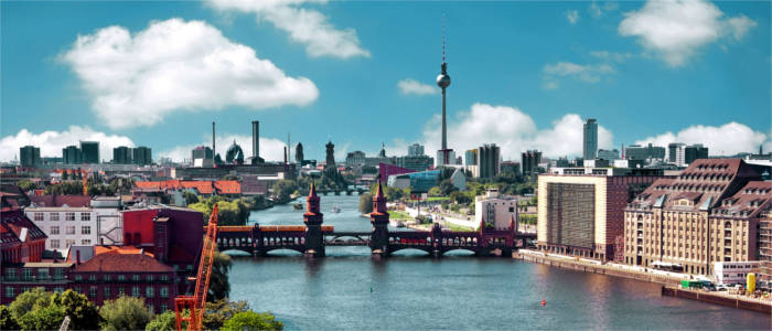 Blick über die Bundeshauptstadt Berlin