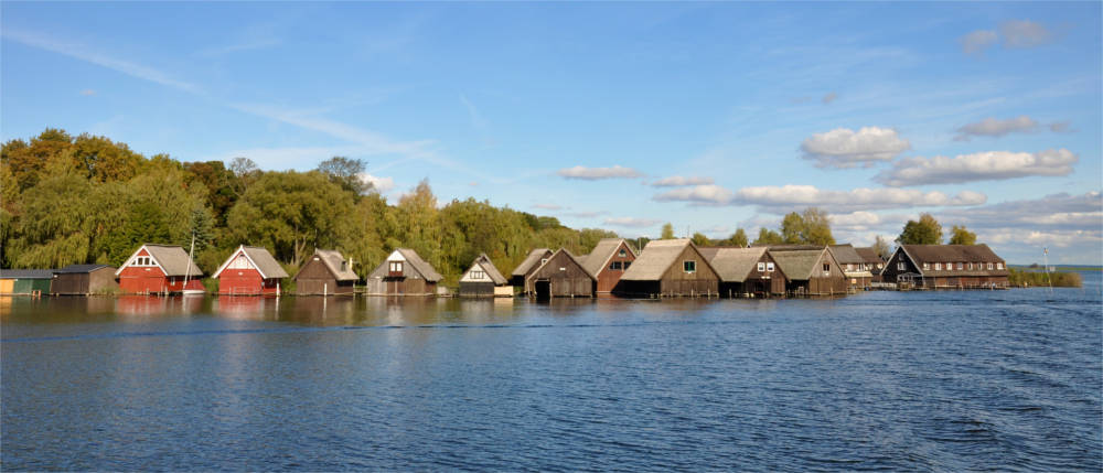 Bootshäuser an den Mecklenburgischen Seen
