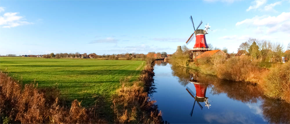 Windmühle in Ostfriesland