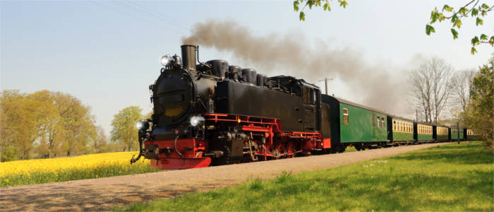Lokomotive auf Rügen