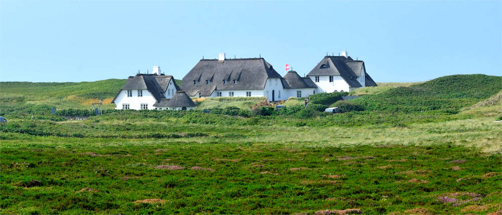 Häuser auf der Insel Sylt