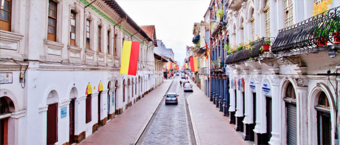 Die Altstadt von Cuenca in Ecuador