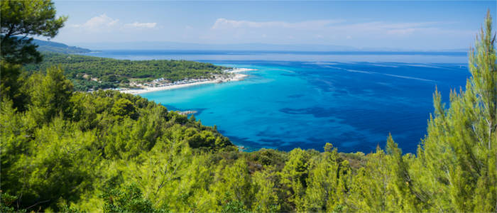 Küste und Meer auf Halkidiki