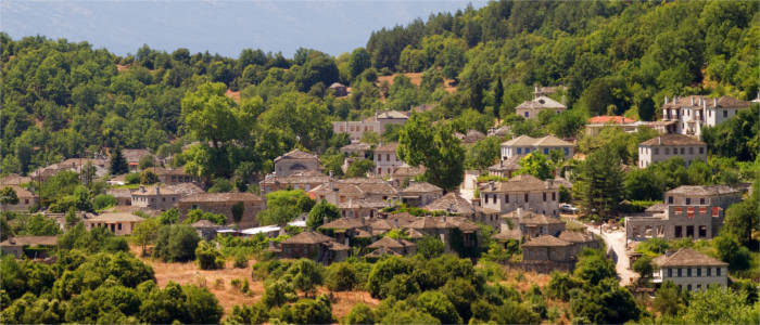 Typisches Bergdorf in Epirus
