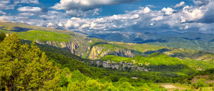 Typische Berglandschaft in Epirus