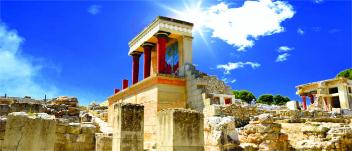 Minoische Palastanlage auf Kreta