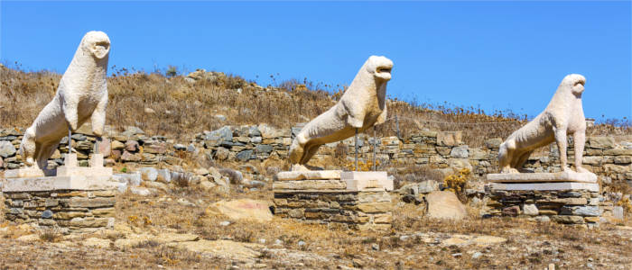 Archäologische Funde auf der Insel Delos