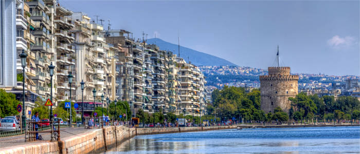 Thessaloniki in der Region Makedonien