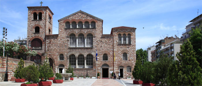 Die bedeutende Kirche Agios Dimitrios