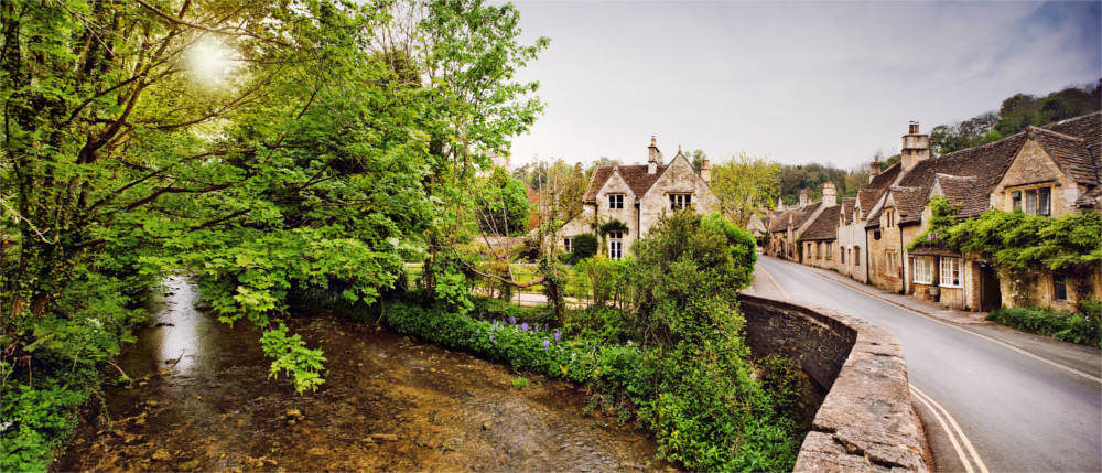 Straße durch Castle Combe