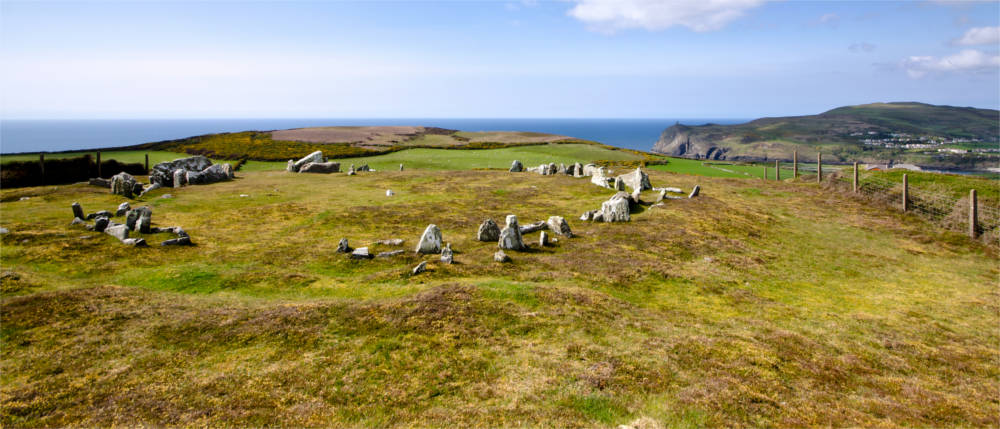 Steinkreis auf der Isle of Man