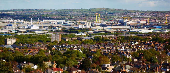 Belfast vom Schloss gesehen