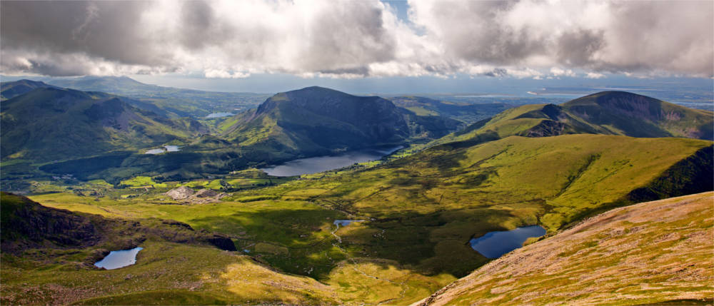 Blick über den Snowdonia Nationalpark