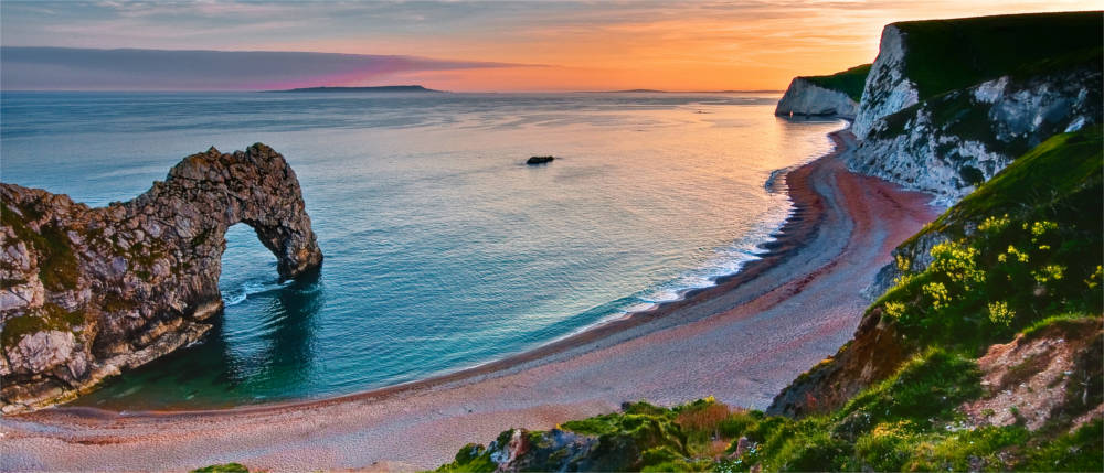 Die Jurassic Coast in Südengland