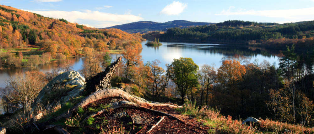 Landschaft im Trossachs Nationalpark