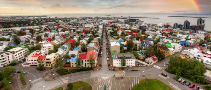 Islands Hauptstadt Reykjavík