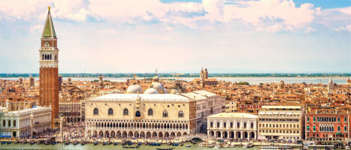 Berühmte Aussicht auf Venedig