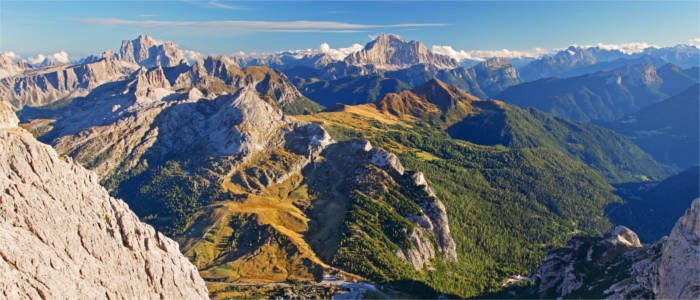 Panorama der Dolomiten