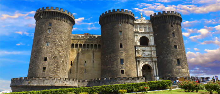 Bekannte Burg in Neapel