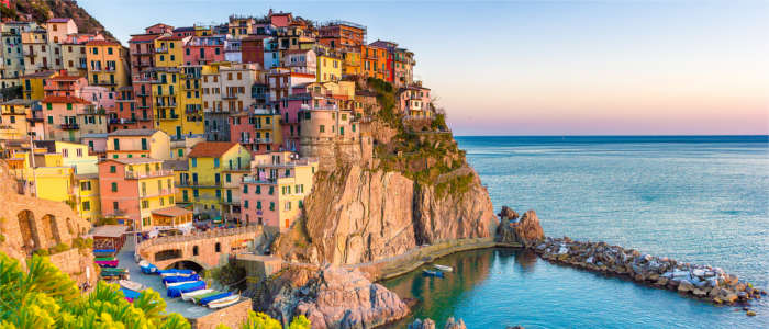 Dorf in der Cinque Terre in Ligurien