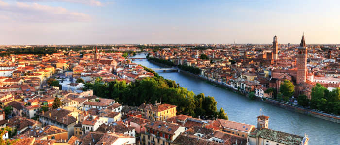 Blick auf die Stadt Verona