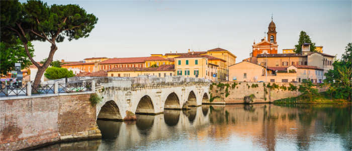 Römische Brücke in Rimini