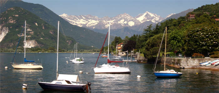 Wassersport auf dem Lago Maggiore