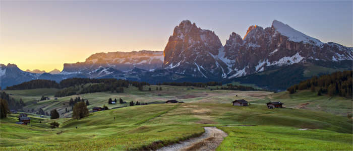 Berglandschaft in Trentino-Südtirol